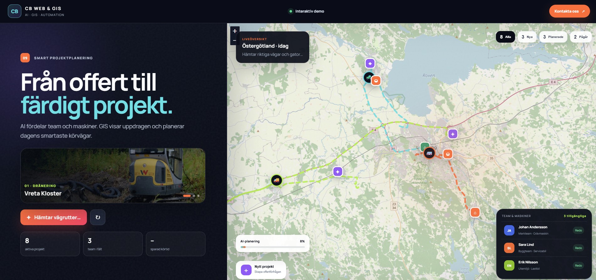 Smart Projektplanering med AI och GIS